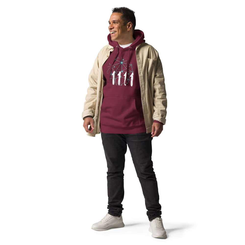 1111 Synchronicity Unisex Hoodie - Transform Your Style, Hoodies, $ 62.00, A Moment Of Now™