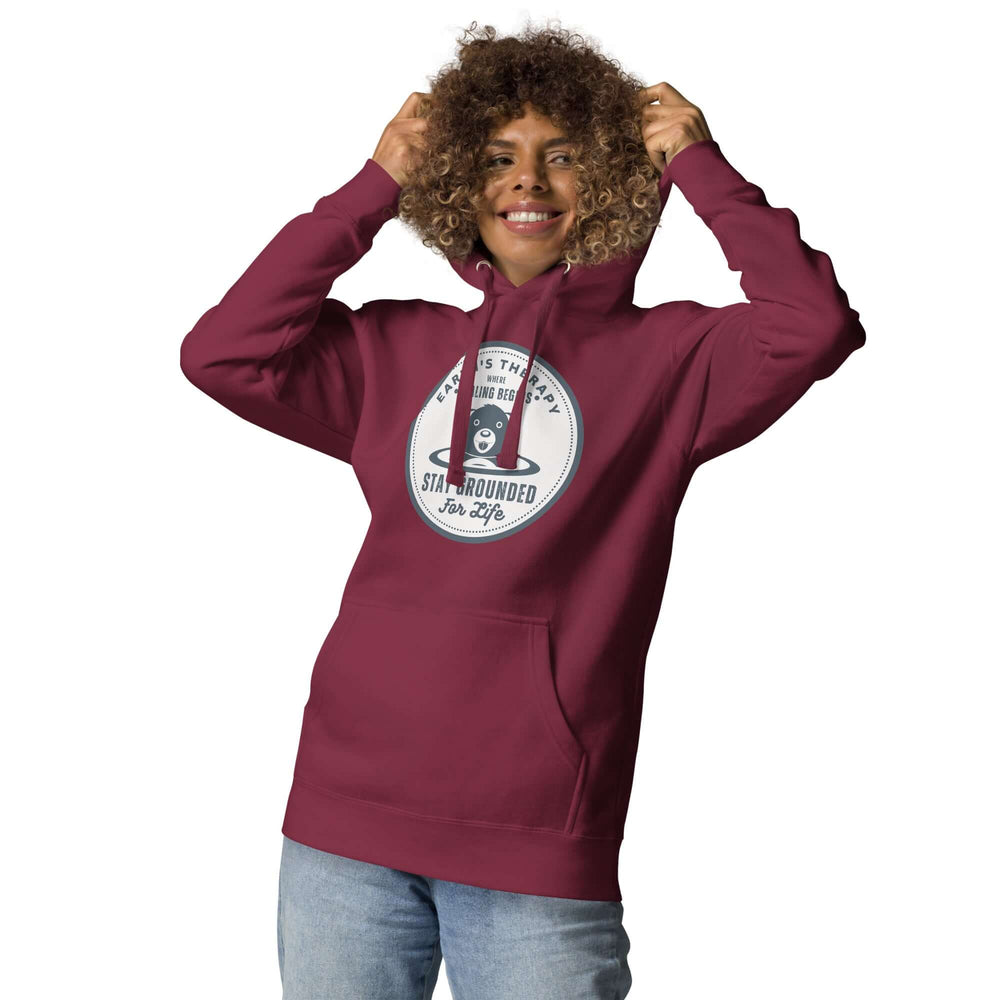 Earth's Therapy Grounding Hoodie - Unisex Comfort, Hoodies, $ 50.50, A Moment Of Now™