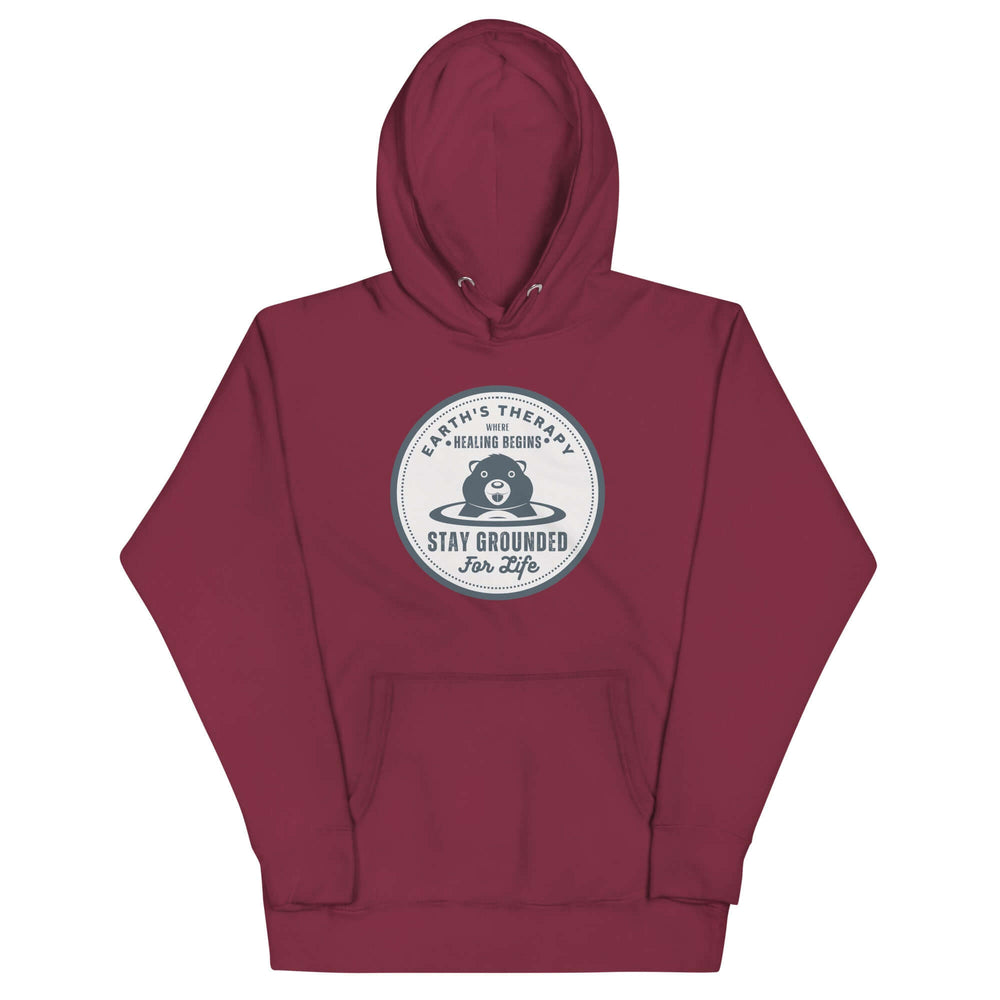 Earth's Therapy Grounding Hoodie - Unisex Comfort, Hoodies, $ 50.50, A Moment Of Now™