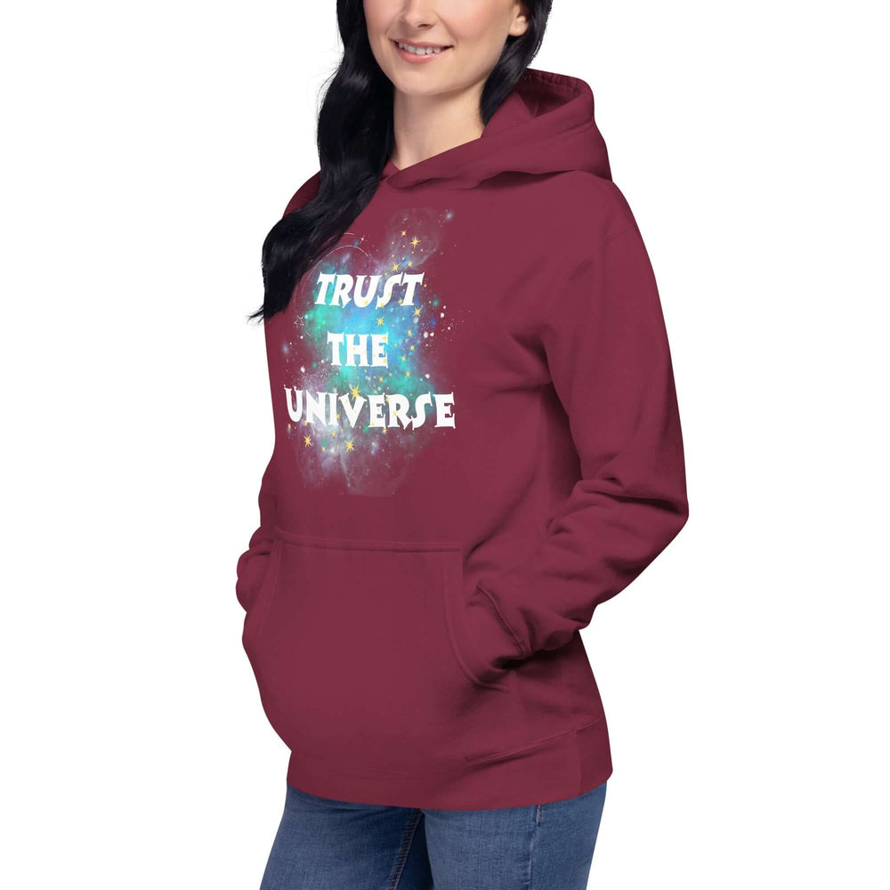 Trust The Universe Synchronicity Inspirational Quote Hoodie, Hoodies, $ 75.00, A Moment Of Now™