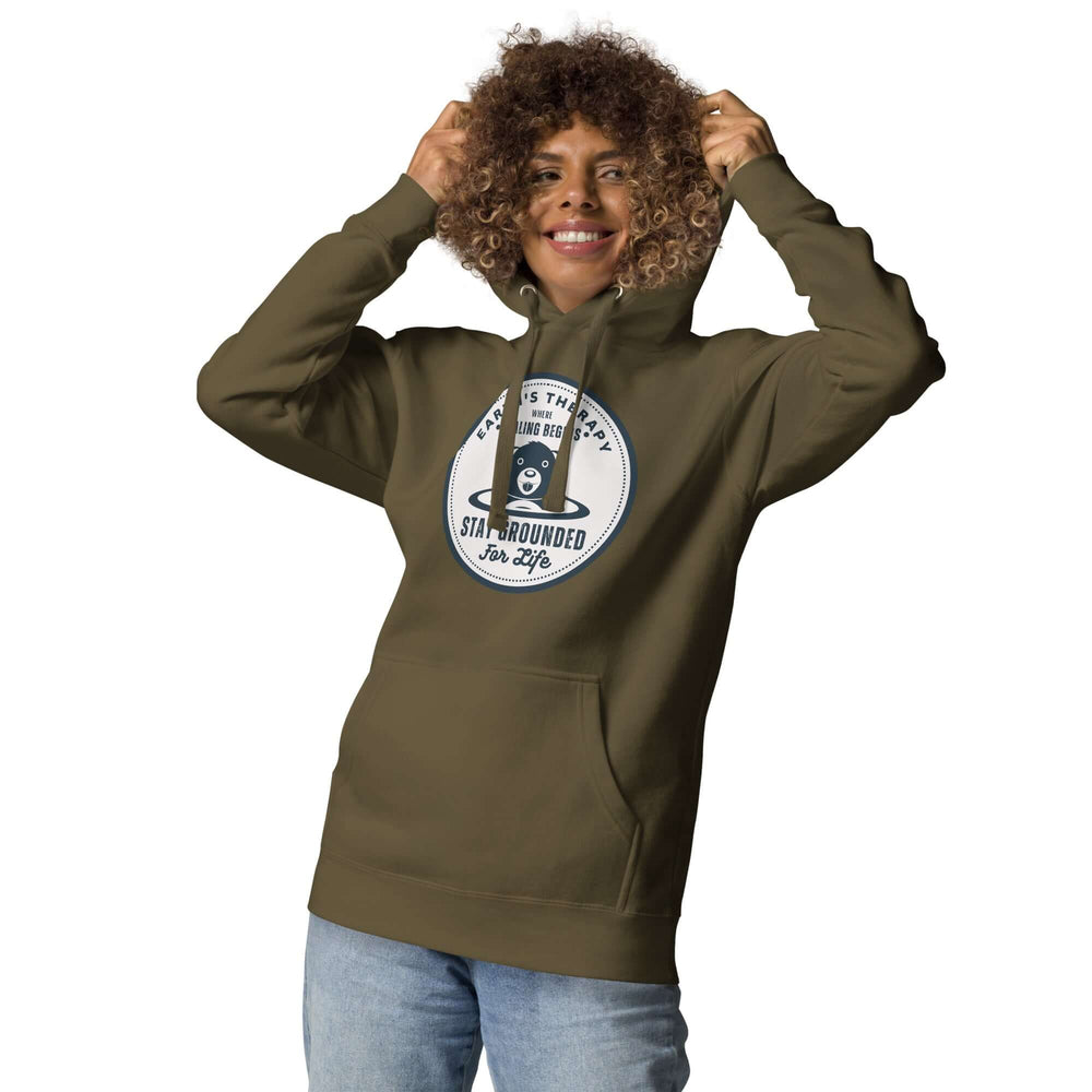 Earth's Therapy Grounding Hoodie - Unisex Comfort, Hoodies, $ 50.50, A Moment Of Now™