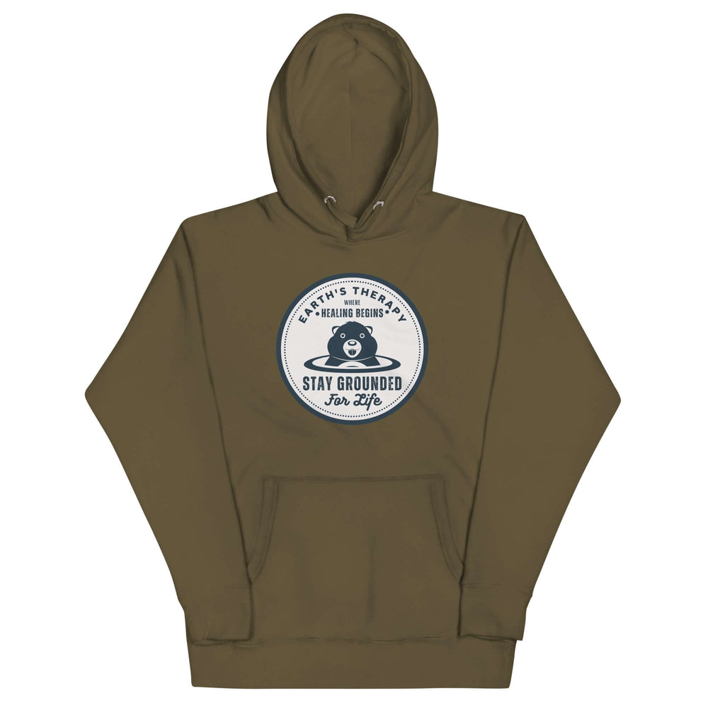 Earth's Therapy Grounding Hoodie - Unisex Comfort, Hoodies, $ 50.50, A Moment Of Now™