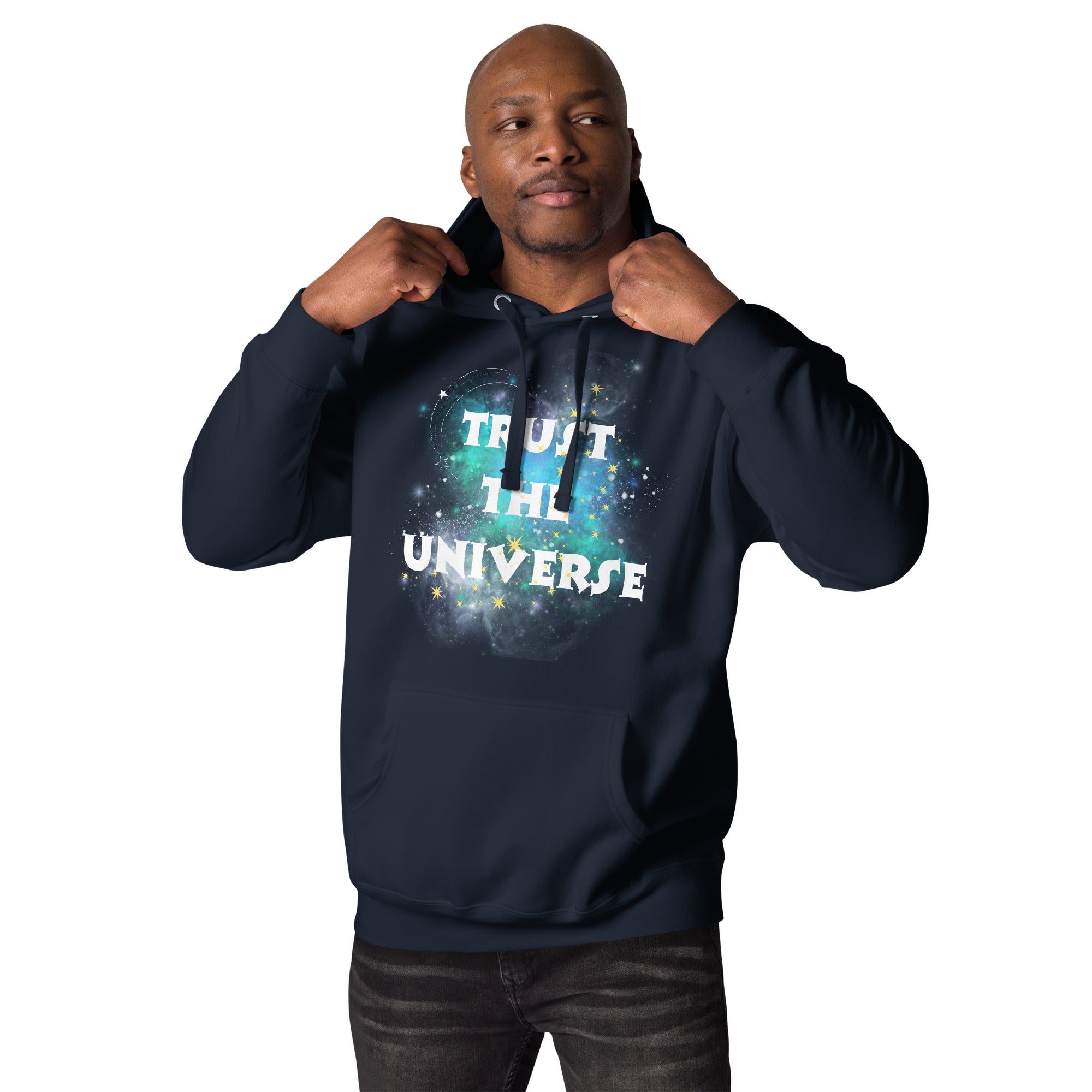 Shop Trust The Universe Synchronicity Inspirational Quote Hoodie, Hoodies, USA Boutique