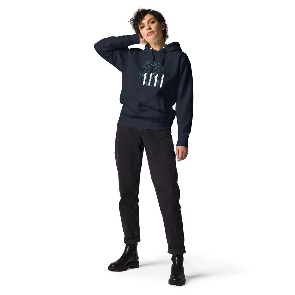 1111 Synchronicity Unisex Hoodie - Transform Your Style, Hoodies, $ 62.00, A Moment Of Now™