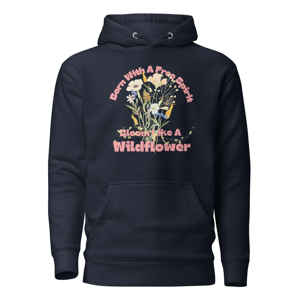 Free Spirit Wildflower Graphic Hoodie | Unisex Style, Hoodies, $ 50.00, A Moment Of Now™