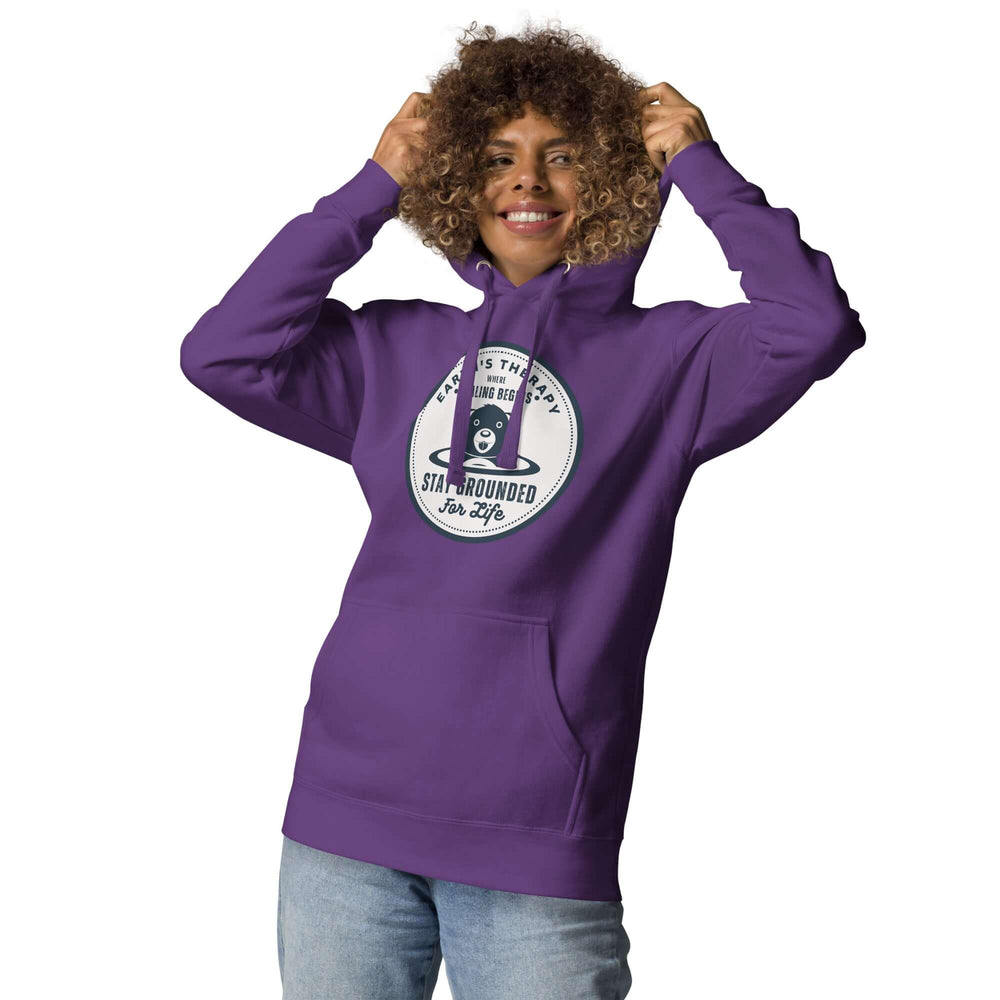 Earth's Therapy Grounding Hoodie - Unisex Comfort, Hoodies, $ 50.50, A Moment Of Now™