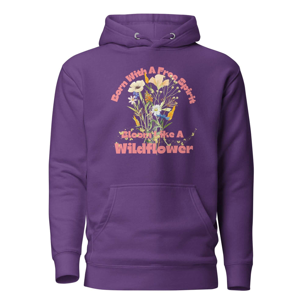 Free Spirit Wildflower Graphic Hoodie | Unisex Style, Hoodies, $ 50.00, A Moment Of Now™