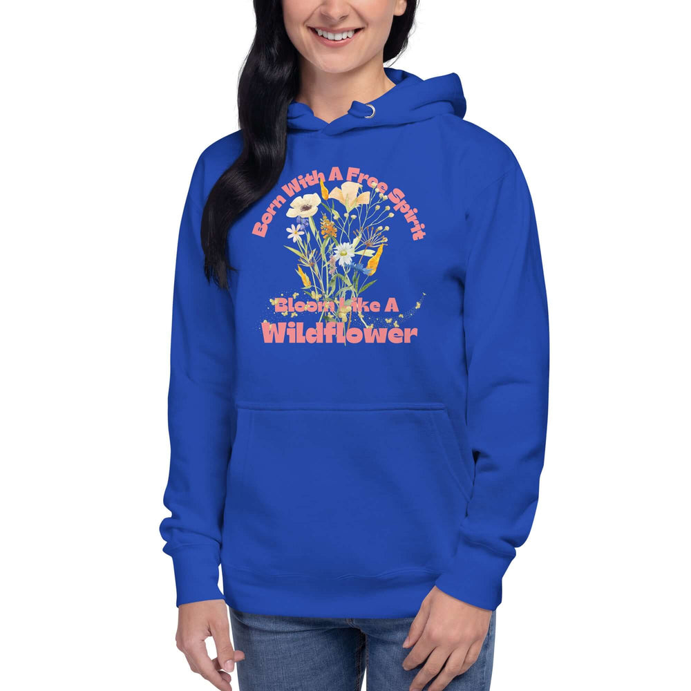 Free Spirit Wildflower Graphic Hoodie | Unisex Style, Hoodies, $ 50.00, A Moment Of Now™