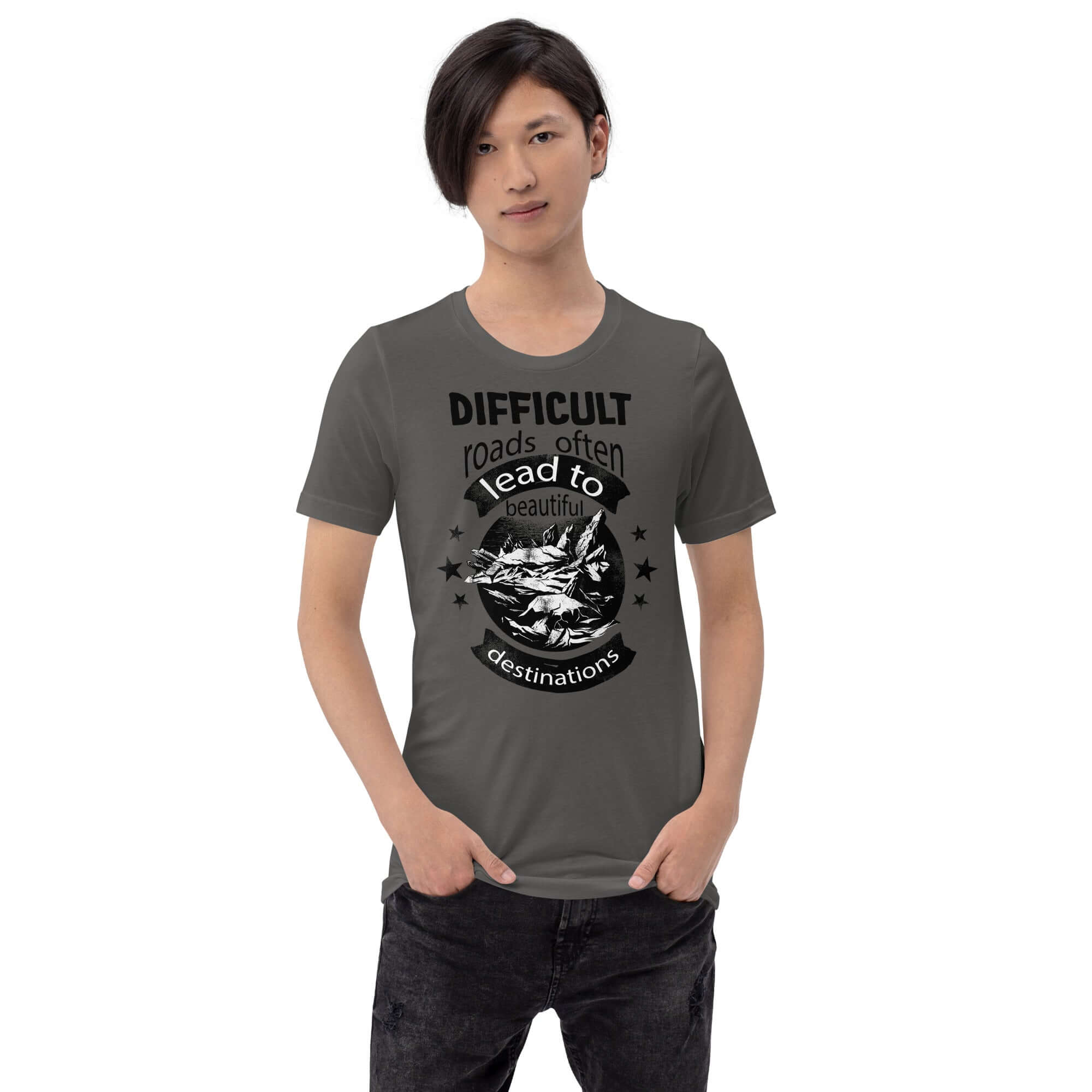 Beautiful Destinations Inspiration Unisex Graphic T-shirt Tee, A Moment Of Now, A Moment Of Now