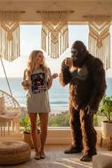 American Bigfoot Graphic Tee – Retro Sasquatch T-Shirt