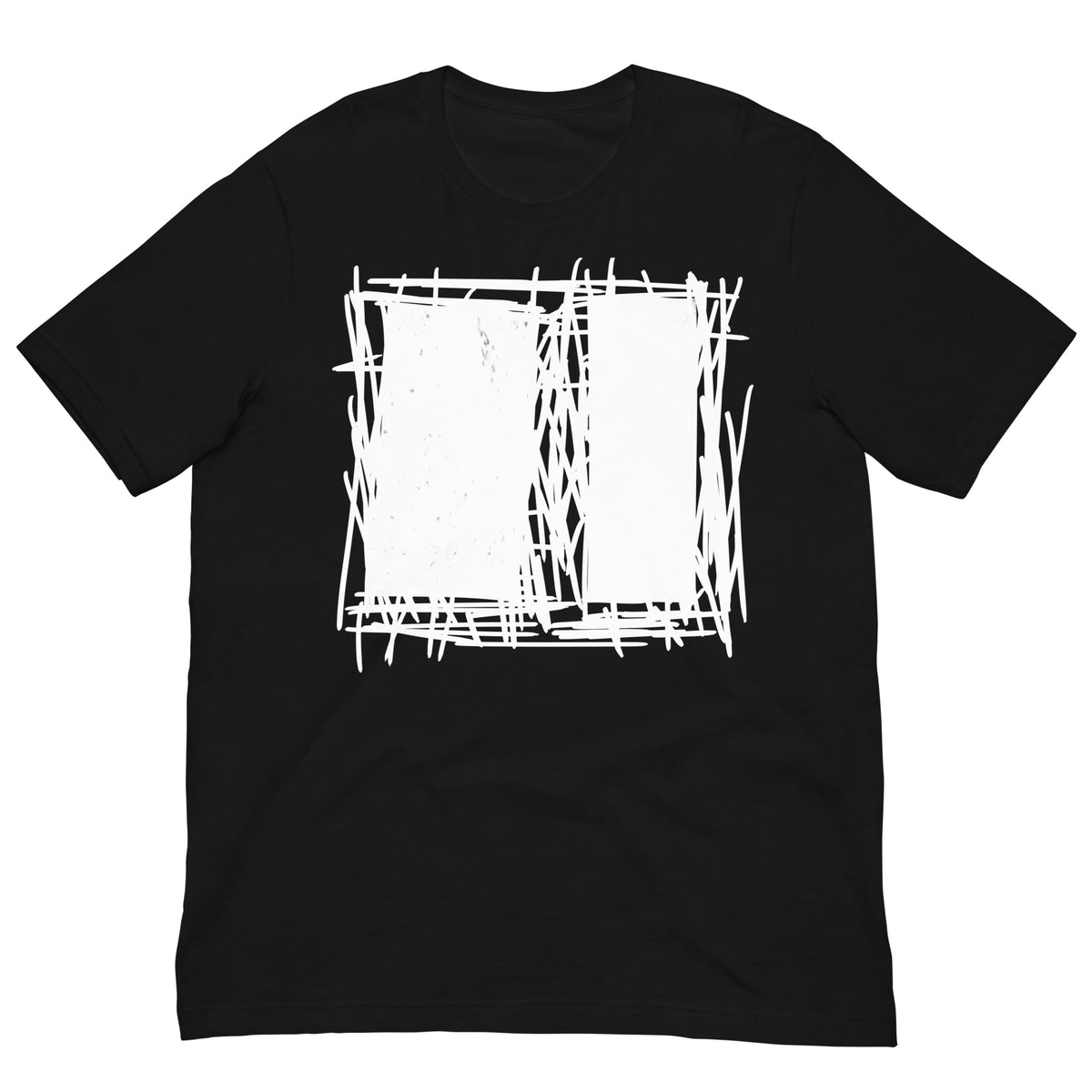 Lucina Black Abstract Scribble Modern Line Art T-Shirt, T-shirts, $ 39.00, A Moment Of Now™