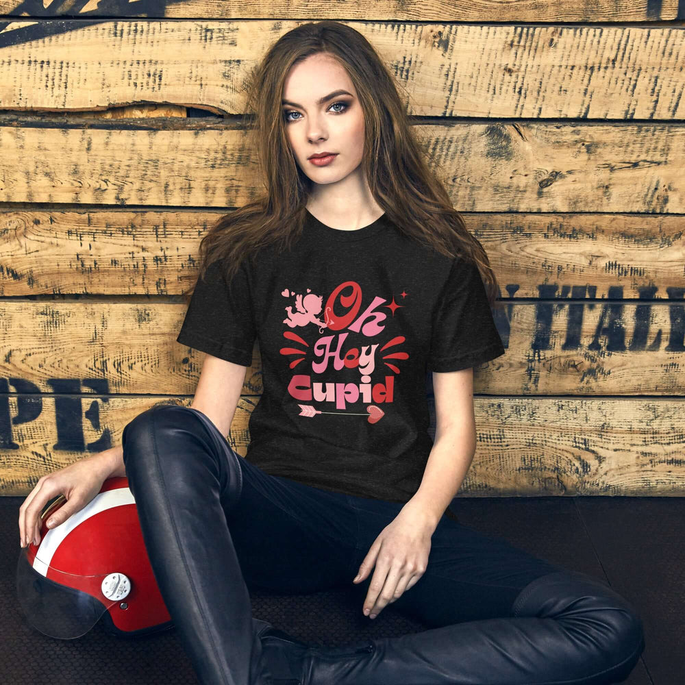 Oh Hey Cupid Valentine's Day Graphic T-shirt, T-shirts, $ 24.50, A Moment Of Now™