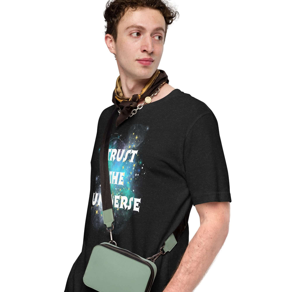 Trust The Universe Synchronicity Inspirational Quote Graphic T-shirt, T-shirts, $ 36.50, A Moment Of Now™