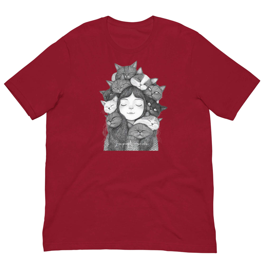 Cat Lady Cat Mom T-shirt Less People More Cats Graphic, T-shirts, $ 23.00, A Moment Of Now™