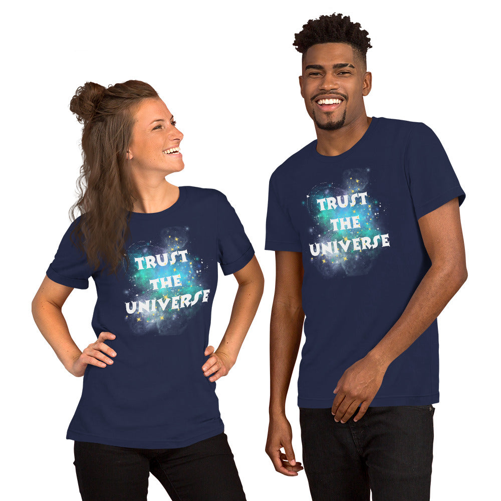 Shop Trust The Universe Synchronicity Inspirational Quote Graphic T-shirt, T-shirts, USA Boutique