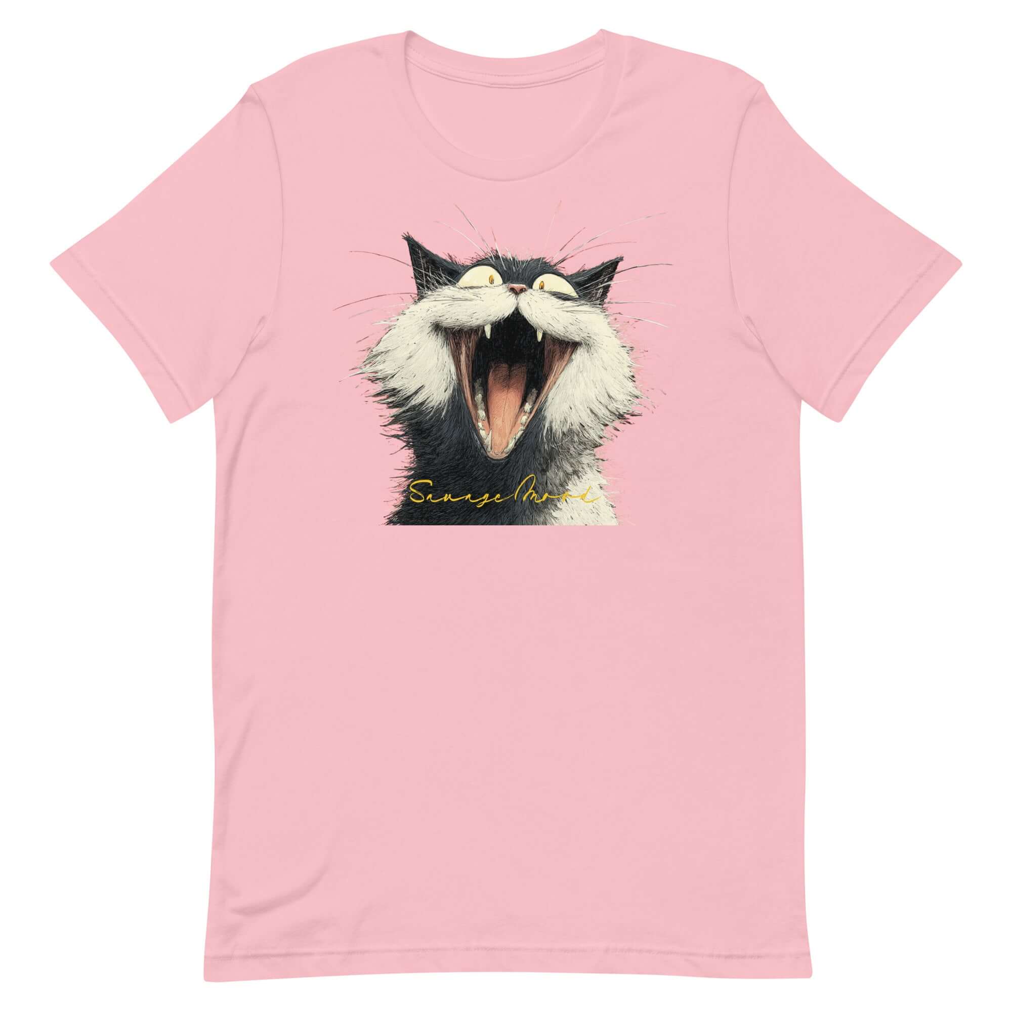 Savage Cat Vibes T-Shirt | Bold Graphic Streetwear, T-shirts, $ 24.50, A Moment Of Now™