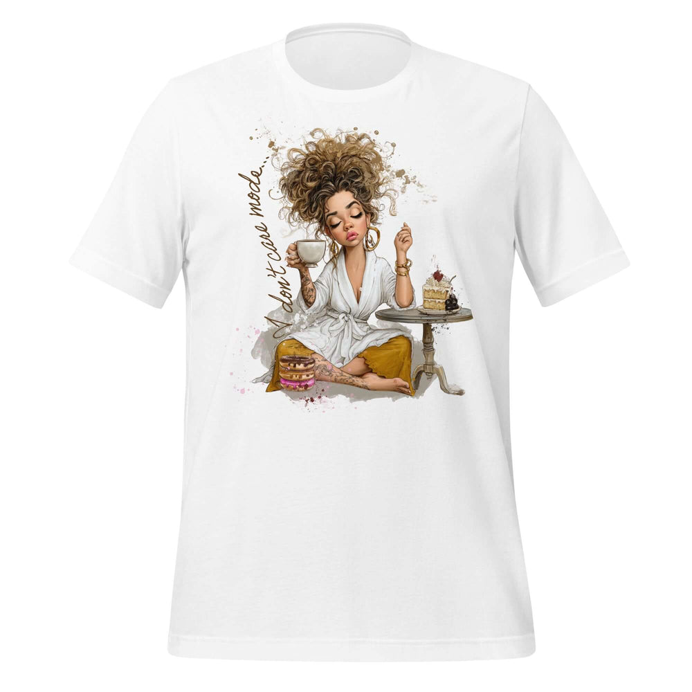 I don't Care Mode Illustration Graphic T-shirt | We Do Not Care Club Tee, T-shirts, $ 24.00, A Moment Of Now™