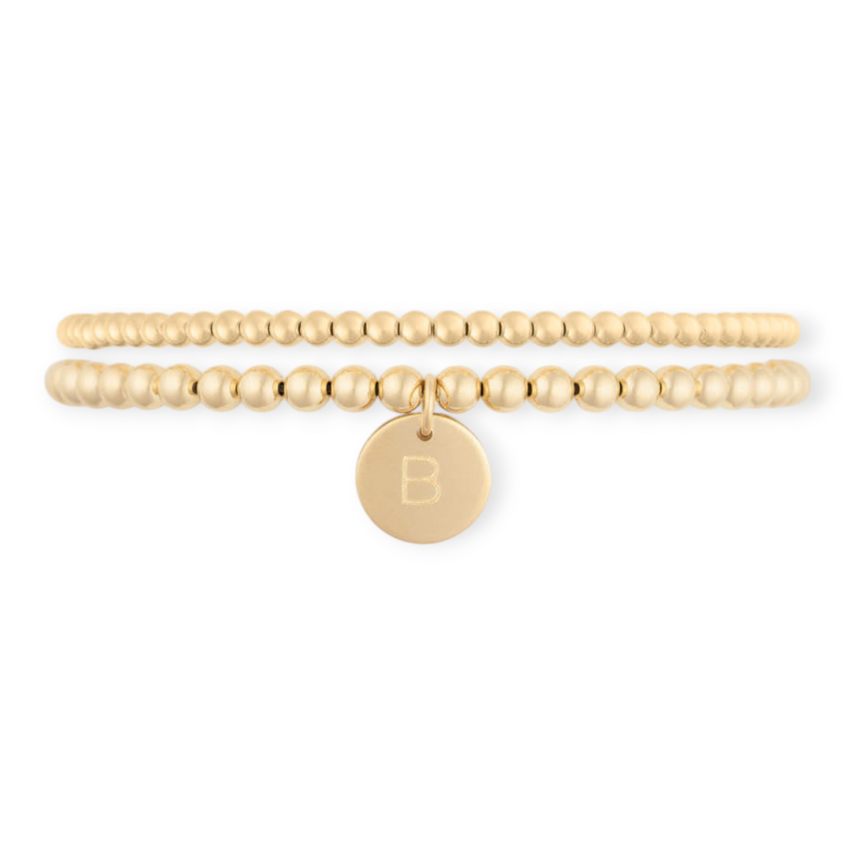 Classic Initial Juno Double Bracelet Stack | 14K Gold Filled, Bracelets, $ 132.00, A Moment Of Now™