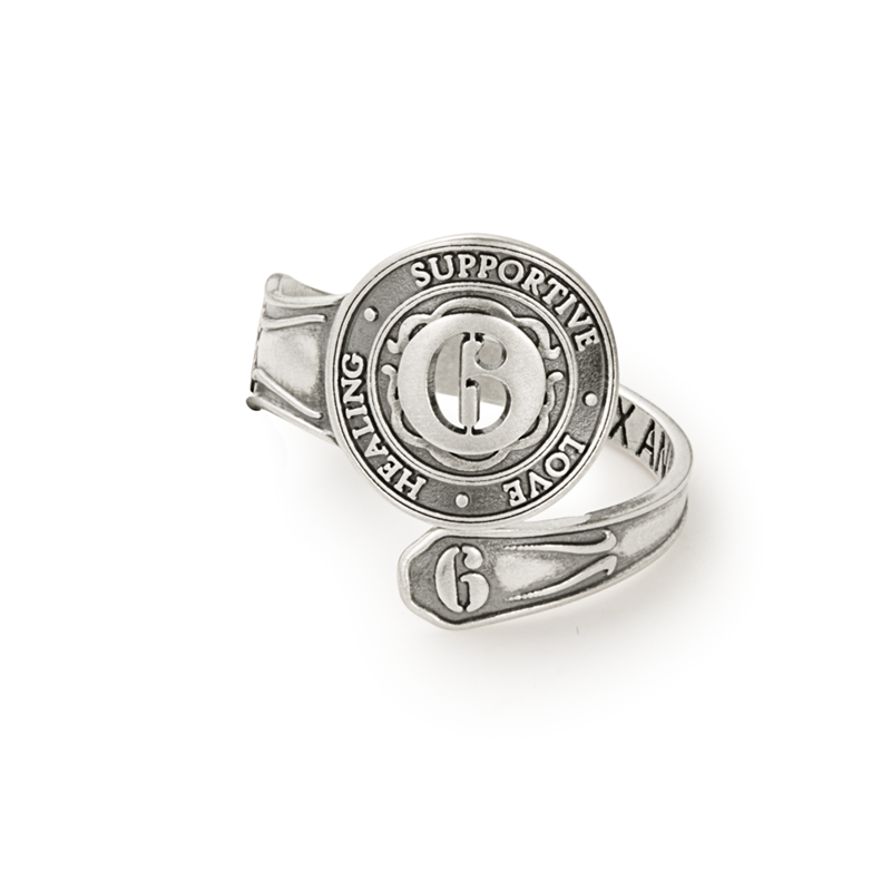 Number 6 Spoon Ring | Healing, Supportive, and Love, Rings, $ 9.90, A Moment Of Now™