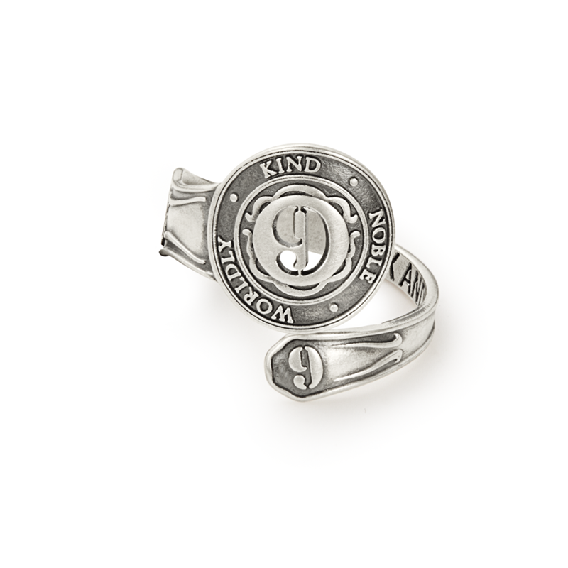 Number 9 Spoon Ring | Worldly, Kind, and Noble, Rings, $ 9.90, A Moment Of Now™