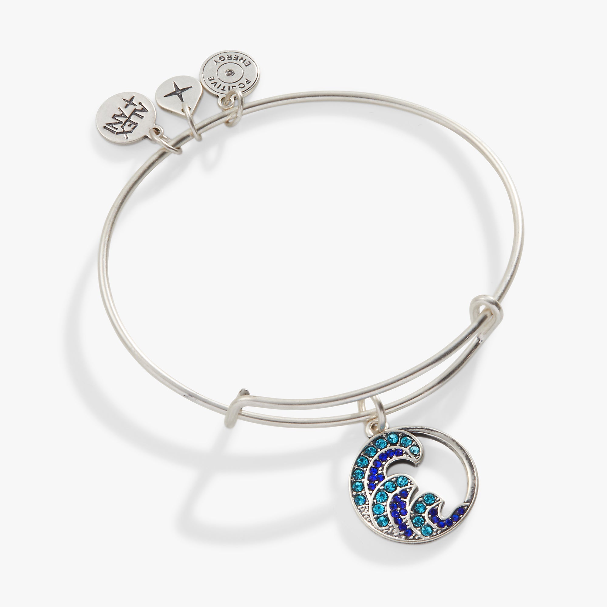 Wave Charm Bangle, Bracelets, $ 19.90, A Moment Of Now™