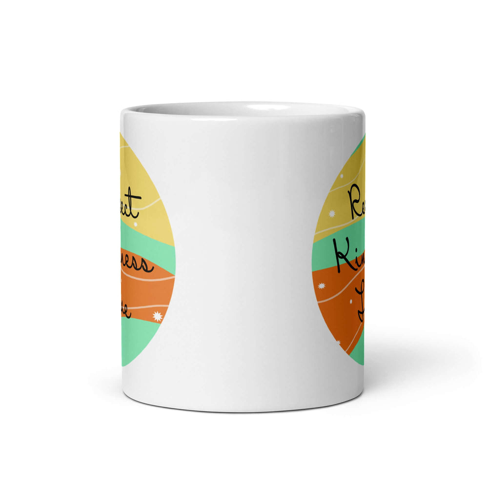 Respect Kindness Love Inspirational Saying Coffee Mug - Unique Gift, Mugs, $ 14.50, A Moment Of Now™