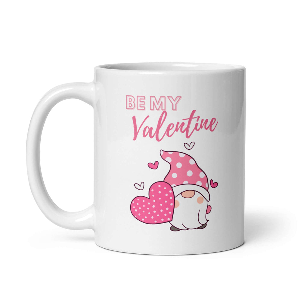 Pink Be My Valentine Gnome Mug – Sip Love!, Mugs, $ 19.00, A Moment Of Now™
