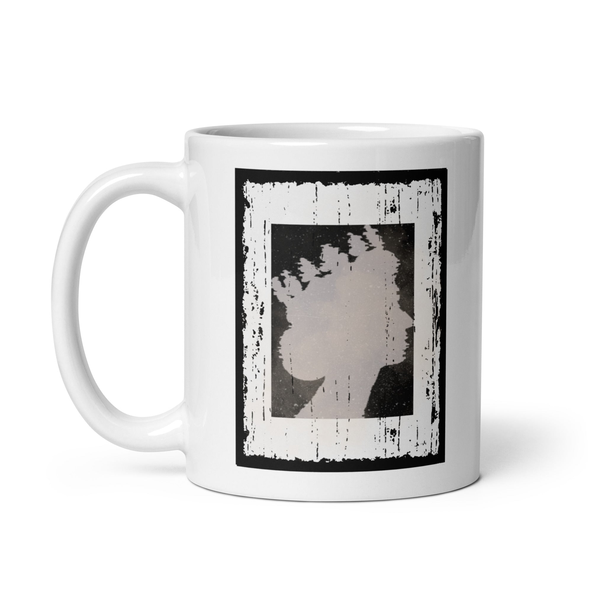 Shop The Queen Silhouette Distressed Graphic Coffee Mug Cup, Mugs, USA Boutique