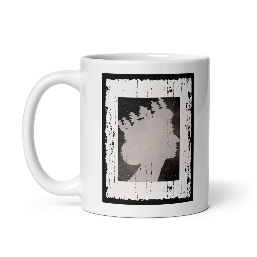 The Queen Silhouette Distressed Graphic Mug, Mugs, $ 17.50, A Moment Of Now™