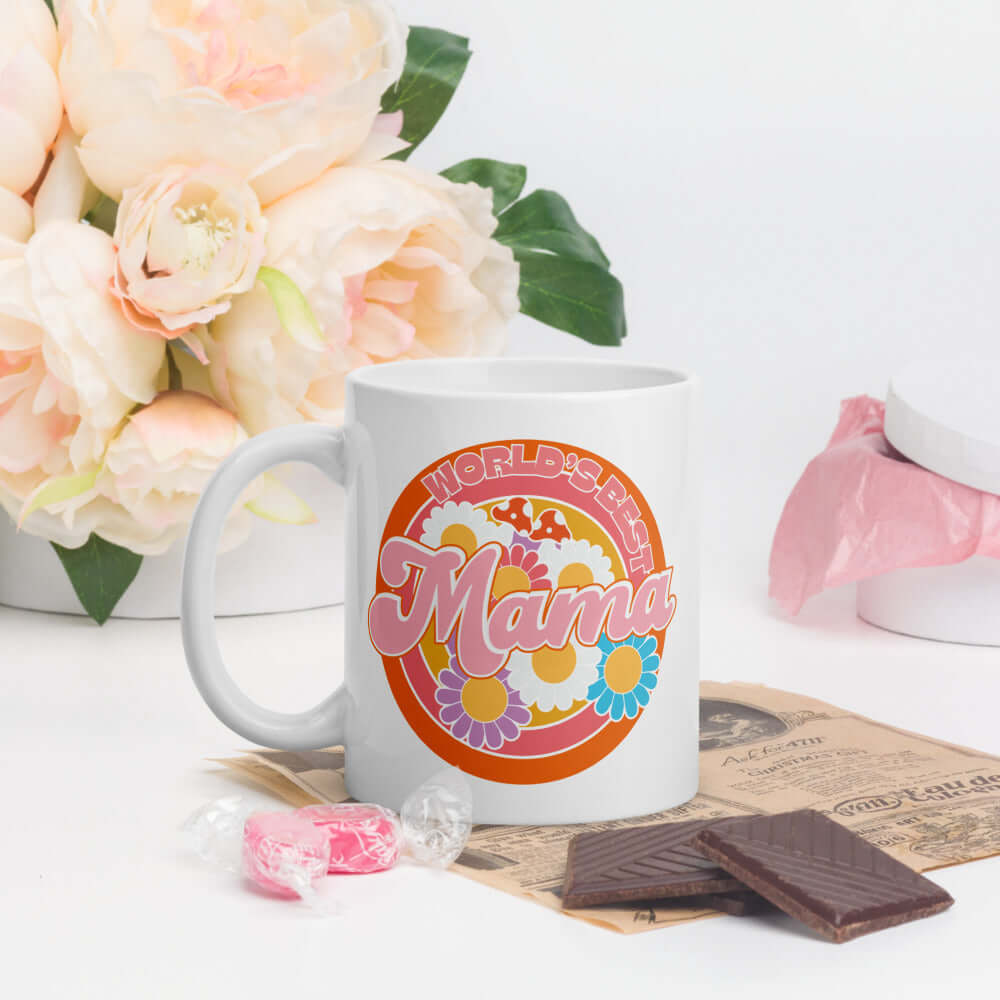 World's Best Mama Coffee Mug Cup - Perfect Gift, Mugs, $ 17.50, A Moment Of Now™