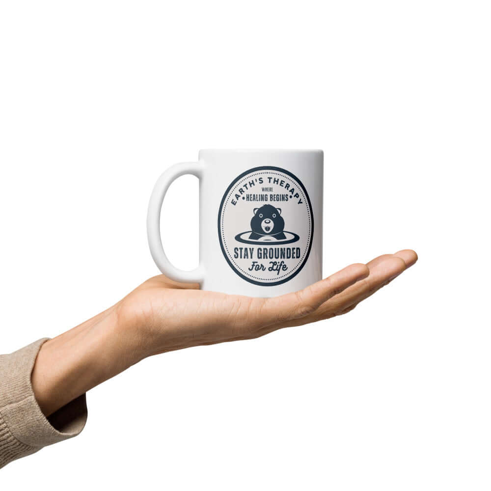 Earth's Therapy Grounding Coffee Mug Cup, Mugs, $ 17.50, A Moment Of Now™