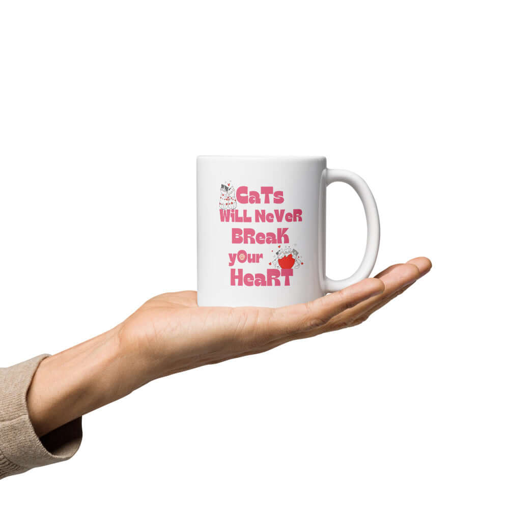 Cats Will Never Break Your Heart Coffee Mug Cup, Mugs, $ 17.50, A Moment Of Now™