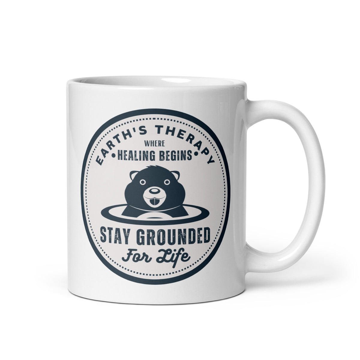 Shop Earth's Therapy Grounding For Life Coffee Mug Cup, Mugs, USA Boutique