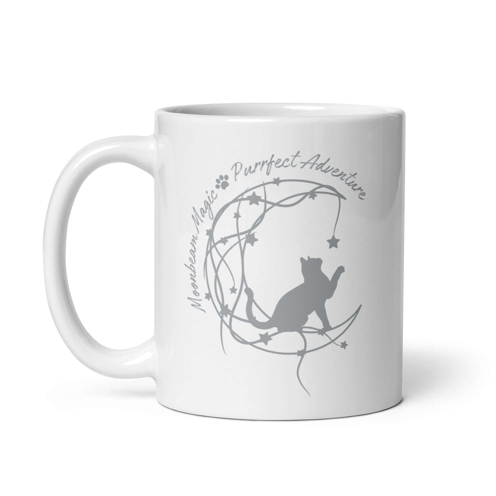 Cat On Moon Adventure Coffee Mug | Enchanting Sips, Mugs, $ 17.50, A Moment Of Now™