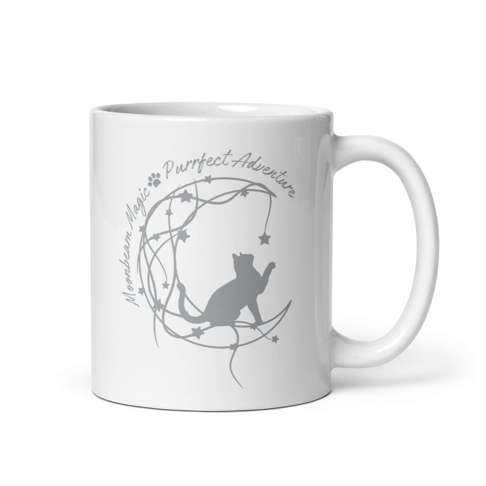 Cat On Moon Adventure Coffee Mug | Enchanting Sips, Mugs, $ 17.50, A Moment Of Now™