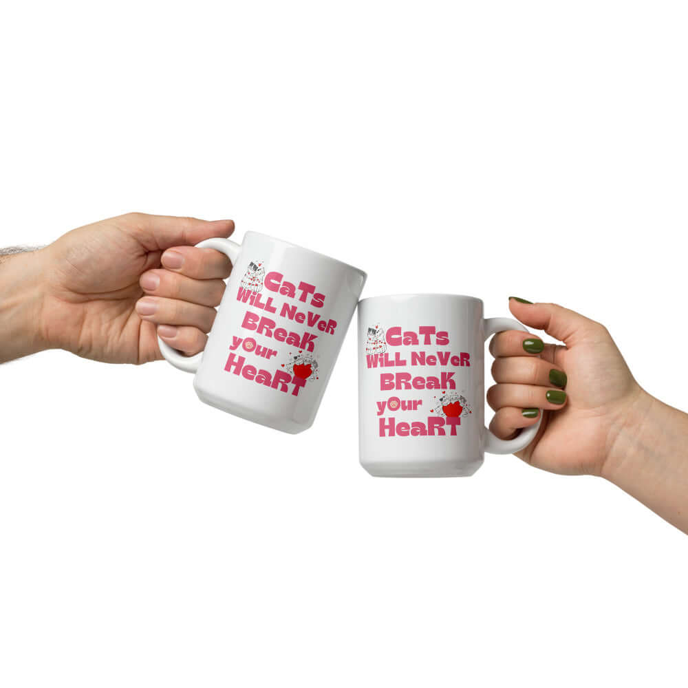 Cats Will Never Break Your Heart Coffee Mug Cup, Mugs, $ 17.50, A Moment Of Now™