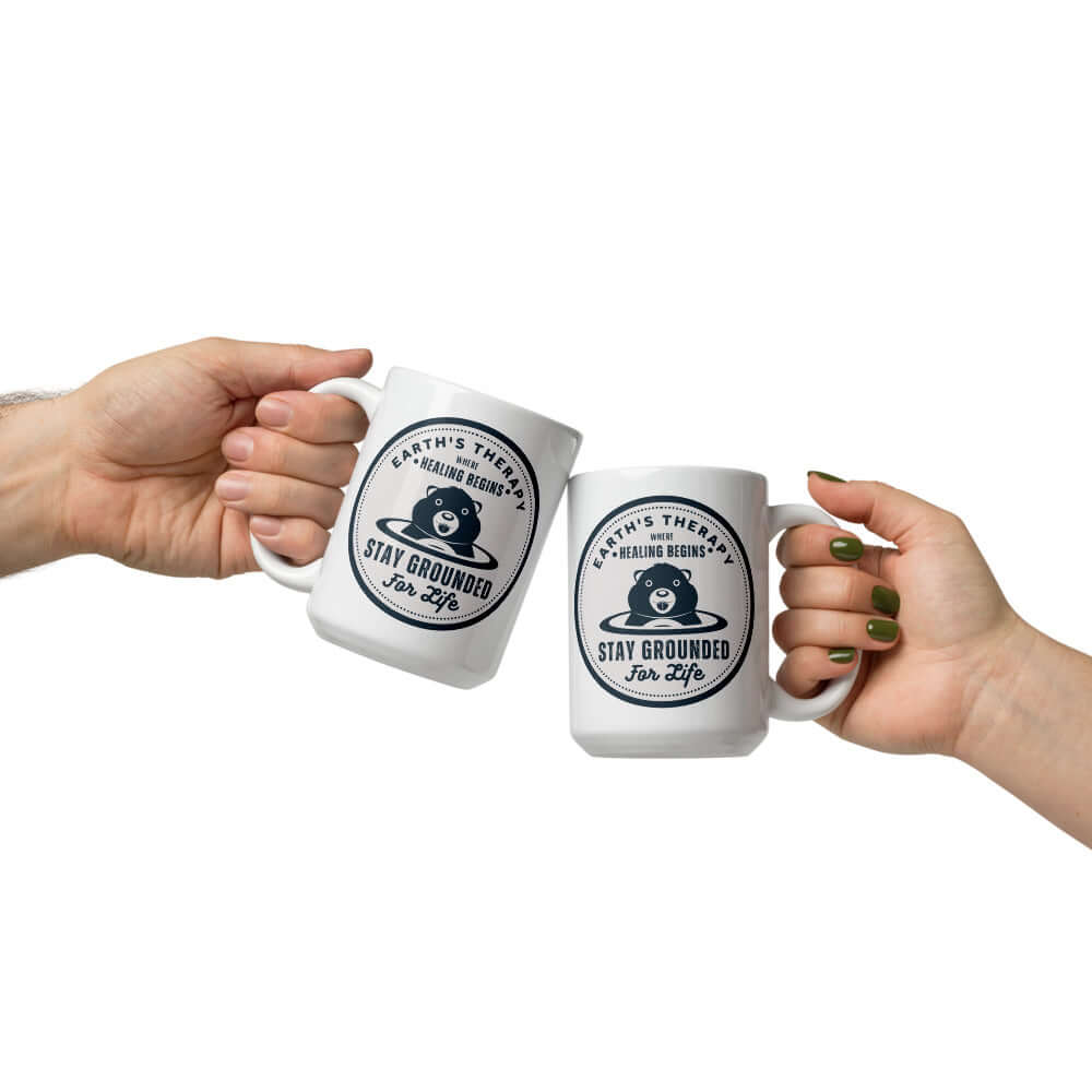 Earth's Therapy Grounding Coffee Mug Cup, Mugs, $ 17.50, A Moment Of Now™