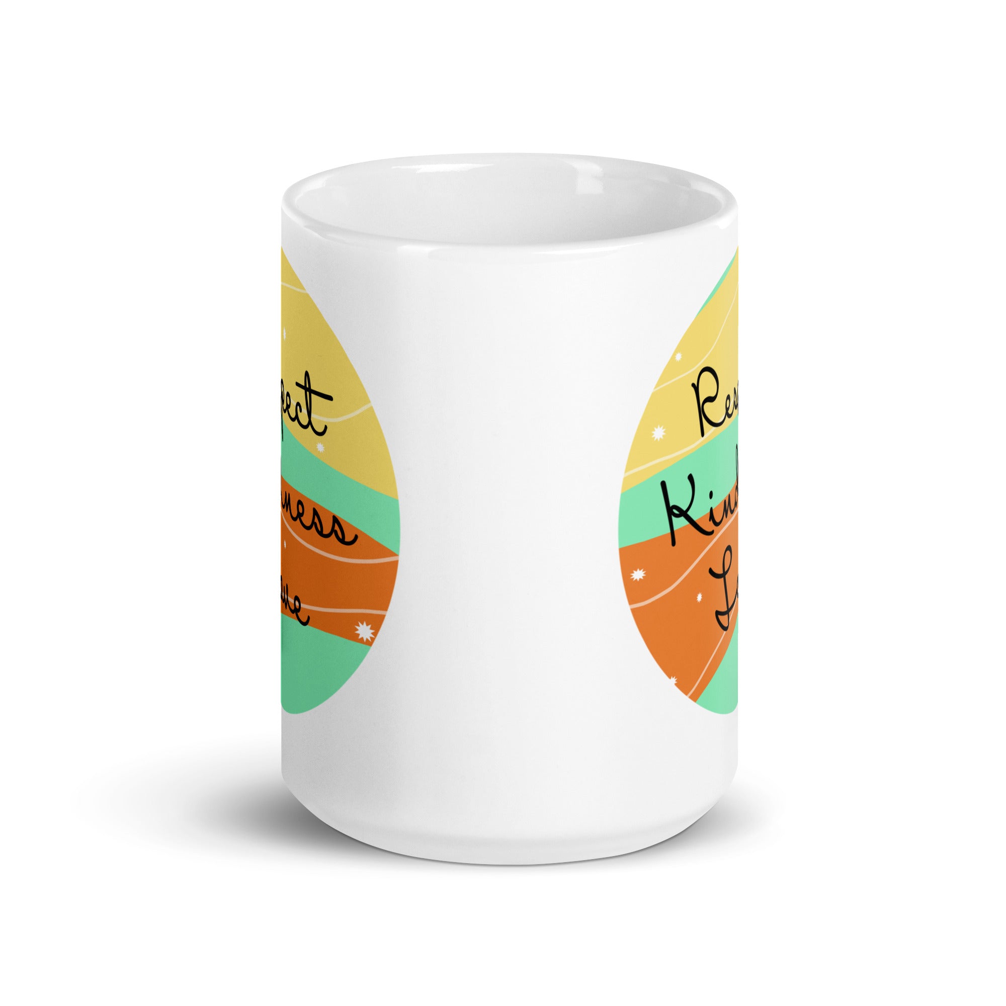 Respect Kindness Love Inspirational Saying Coffee Mug