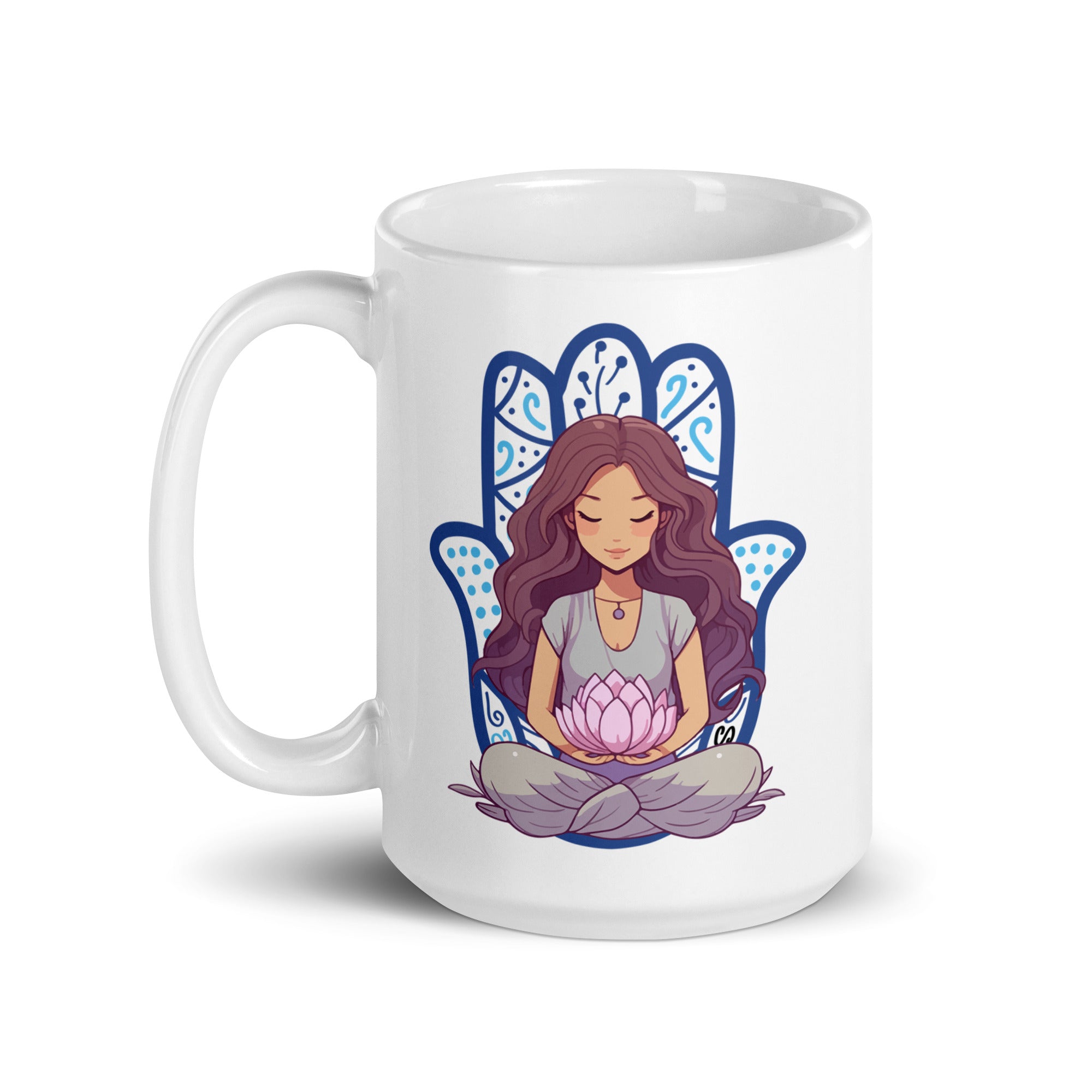 Shop Sipping Coffee Refresh Energy Mindfulness Graphic Coffee Mug Cup, Mugs, USA Boutique