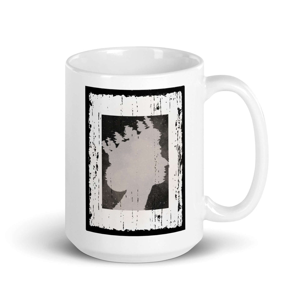 The Queen Silhouette Distressed Graphic Mug, Mugs, $ 21.50, A Moment Of Now™