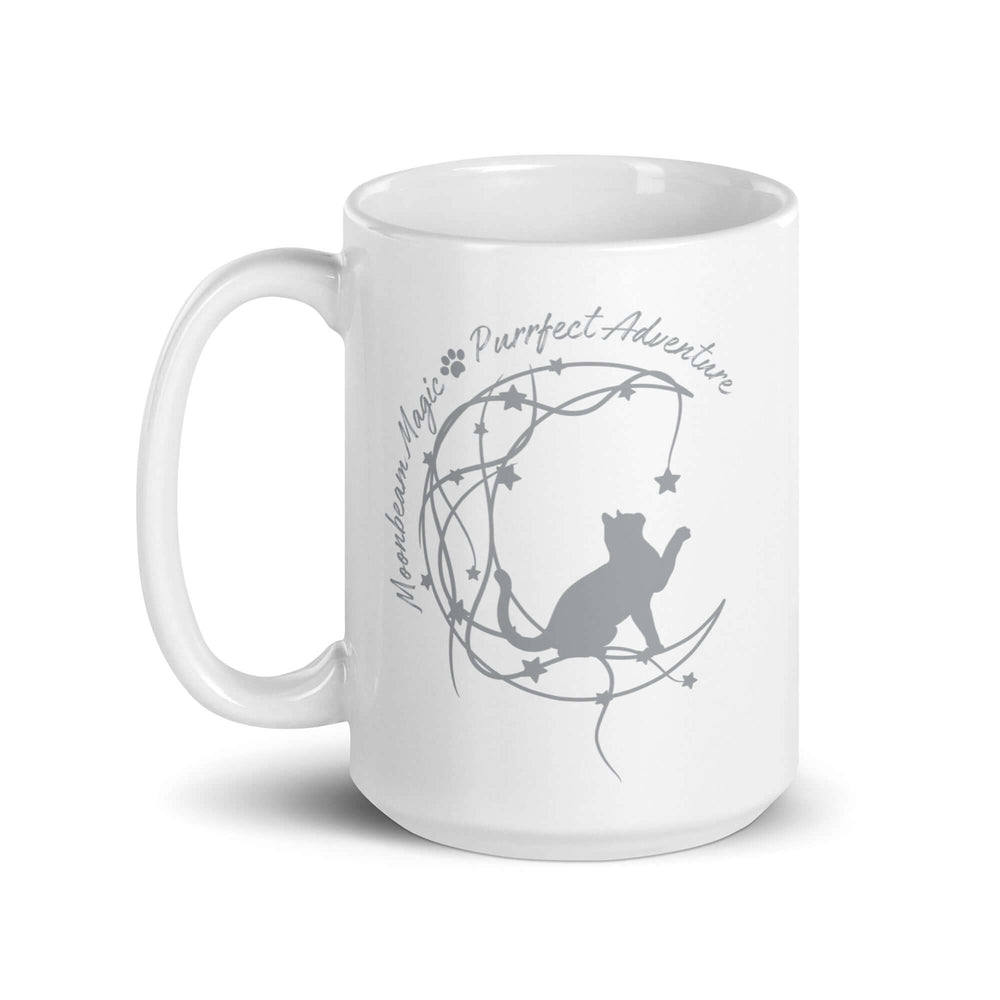 Cat On Moon Adventure Coffee Mug | Enchanting Sips, Mugs, $ 17.50, A Moment Of Now™