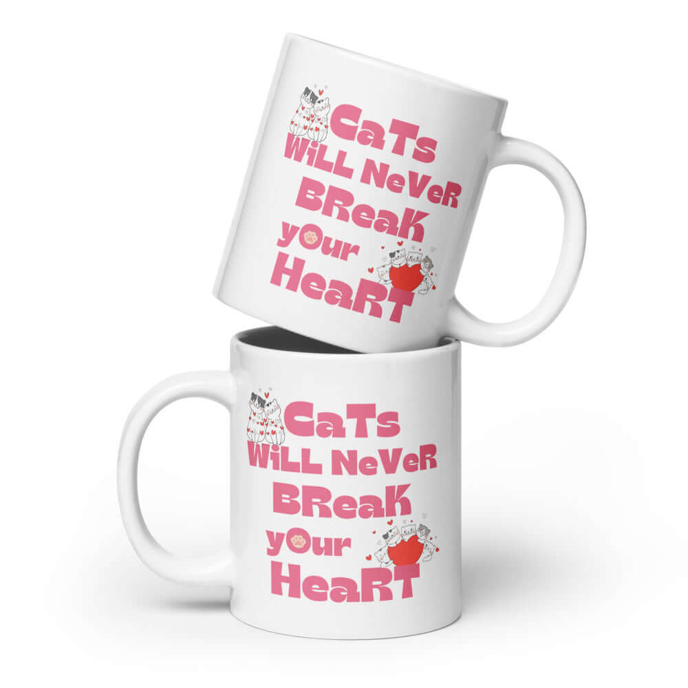 Cats Will Never Break Your Heart Coffee Mug Cup, Mugs, $ 17.50, A Moment Of Now™
