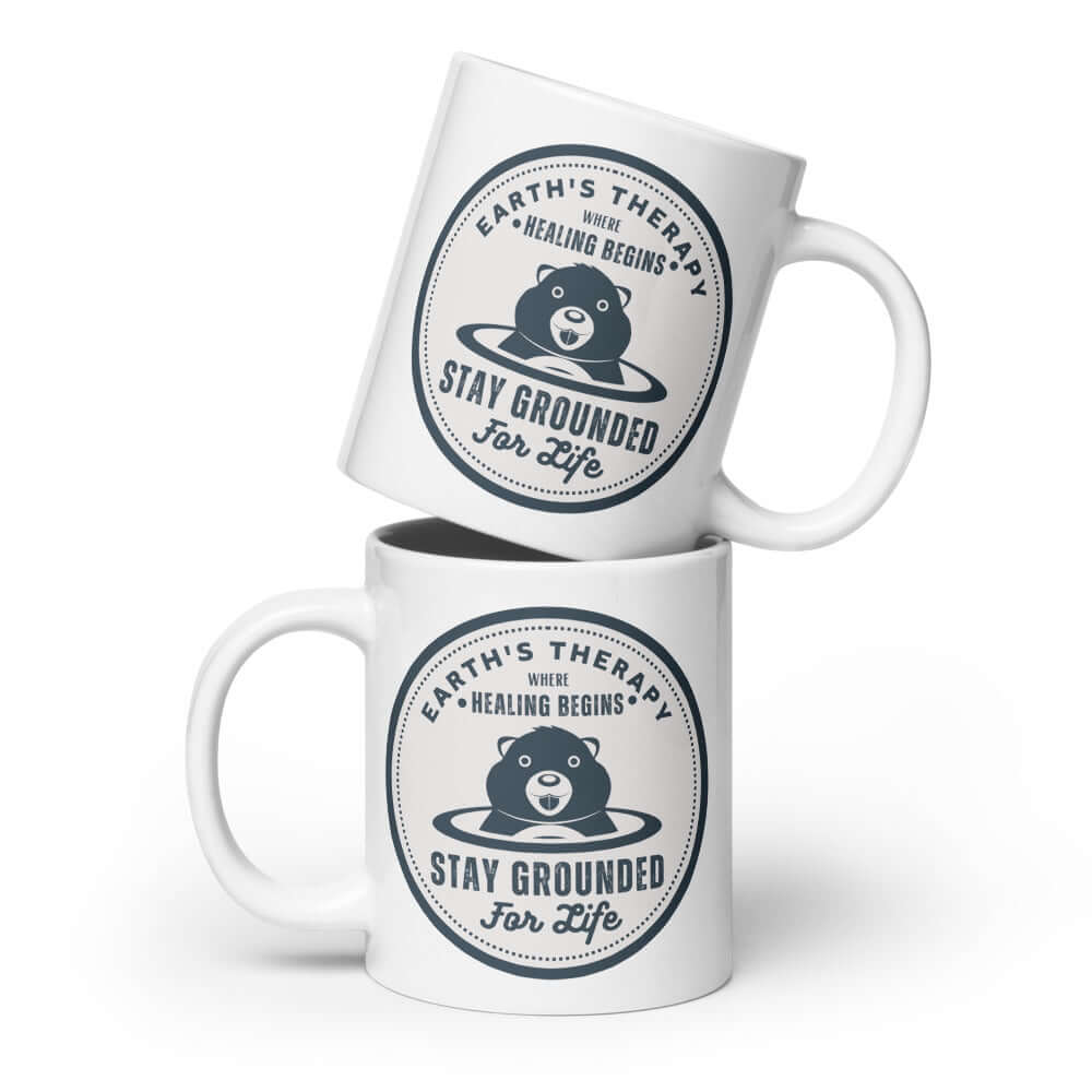 Earth's Therapy Grounding Coffee Mug Cup, Mugs, $ 17.50, A Moment Of Now™