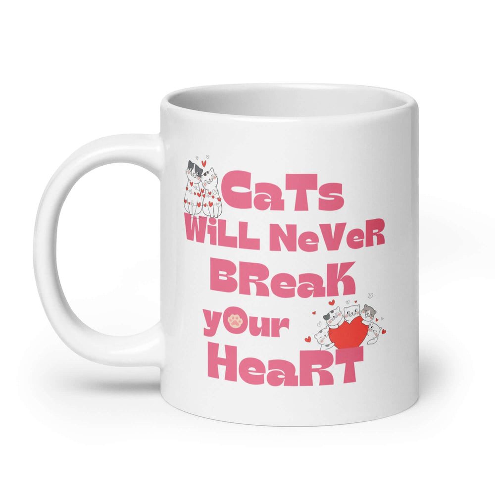 Cats Will Never Break Your Heart Coffee Mug Cup, Mugs, $ 17.50, A Moment Of Now™