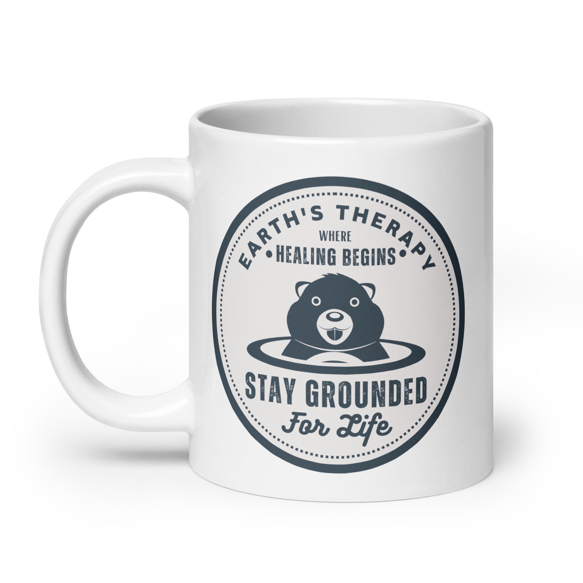Shop Earth's Therapy Grounding For Life Coffee Mug Cup, Mugs, USA Boutique