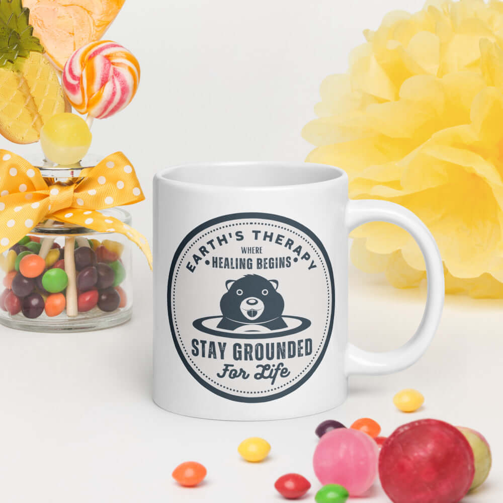 Earth's Therapy Grounding Coffee Mug Cup, Mugs, $ 17.50, A Moment Of Now™