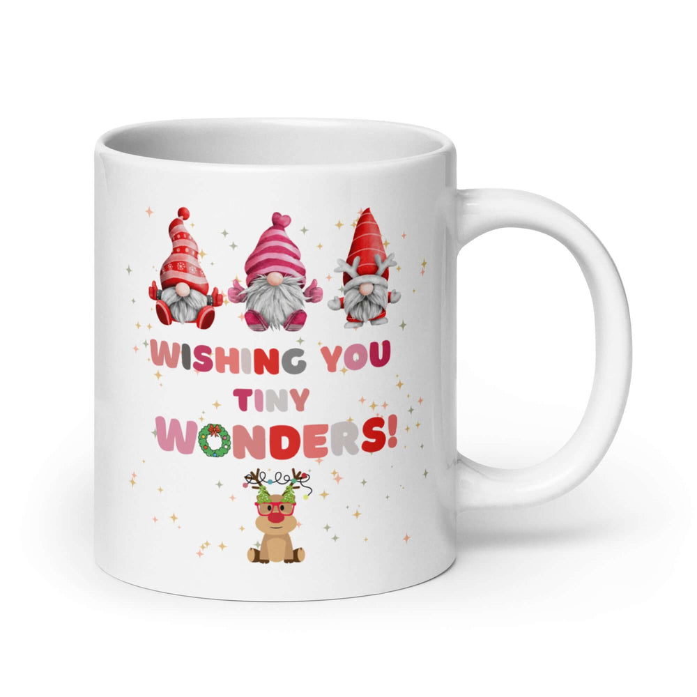 Gnomes Wishing You Tiny Wonders Christmas Holiday Coffee Mug - Cheerful Sips, Mugs, $ 21.50, A Moment Of Now™