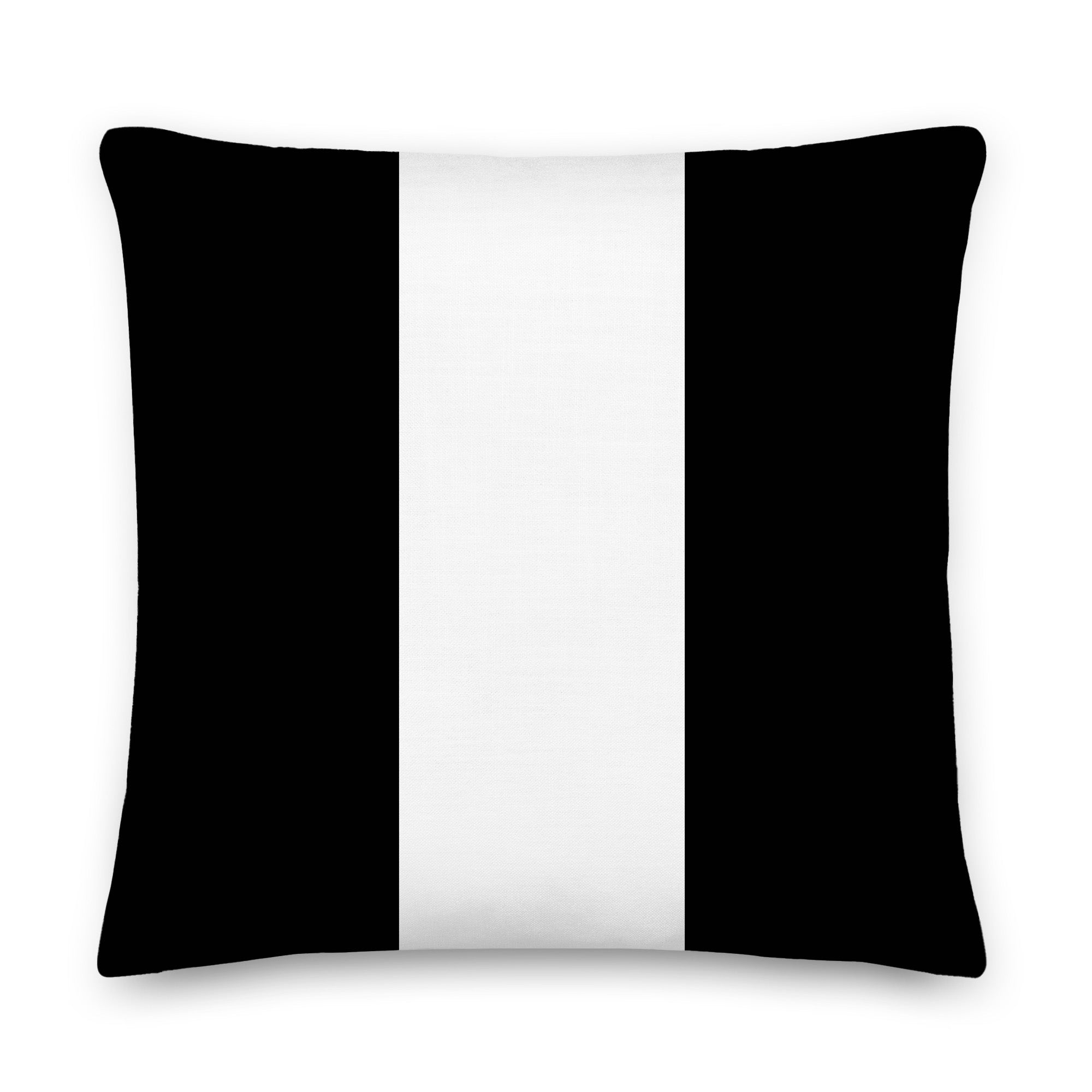 Custom Center Color Block Decorative Throw Pillow Accent Cushion