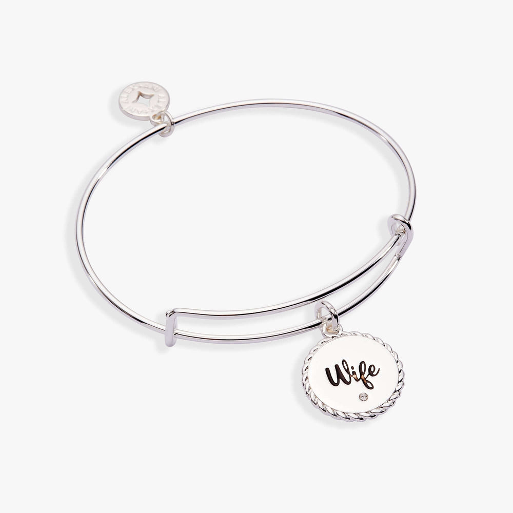 Wife 'True Love Stories Never Have Endings' Charm Bangle, Bracelets, $ 24.00, A Moment Of Now™
