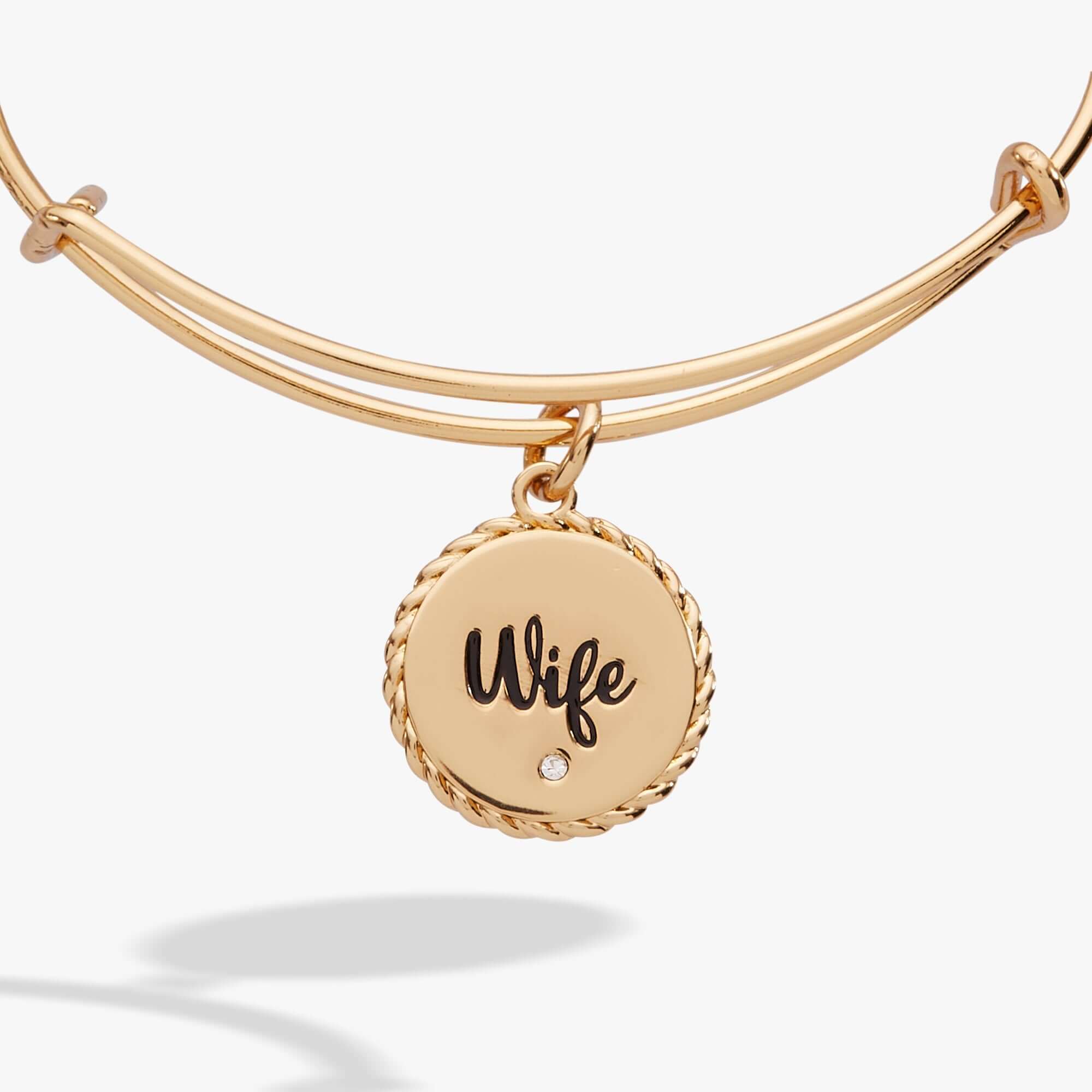 Wife 'True Love Stories Never Have Endings' Charm Bangle, Bracelets, $ 24.00, A Moment Of Now™